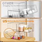 Clear Stackable Storage Drawers for Organizing and Storage