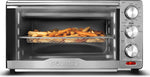 Gourmia French Door Air Fryer – 25 Qt Large Capacity Convection Oven, Fryfroce 360°, Digital Display with 17 Cooking Presets, Bake, Toast, Roast, Dehydrate, Fits 12” Pizza