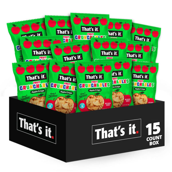 That's it Fruit Crunchables Variety Pack 100% Fruit Crisps Plant-Based Non-GMO Gluten-Free