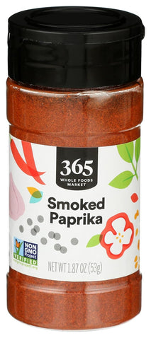 365 by Whole Foods Market Smoked Paprika, 1.87 Ounce, Premium Ground Spice, Rich Smoky Flavor