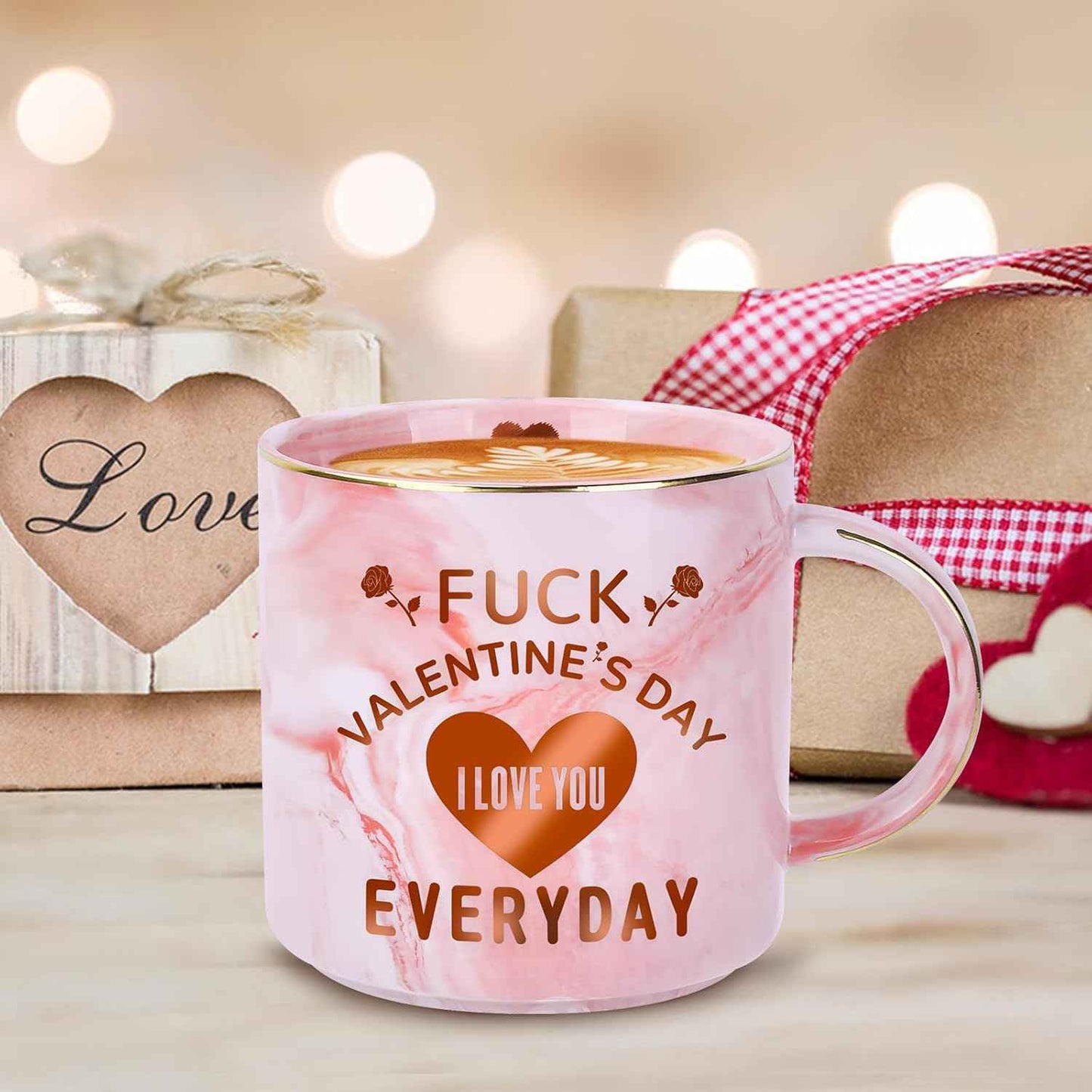 Valentines Day Gifts for Her,12 OZ Funny Coffee Mug, Cute Gifts for Women Girlfriend Wife from Him Husband Boyfriend, Valentines Anniversary Birthday Novelty Presents for Women