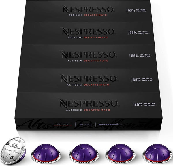 Nespresso Capsules Vertuo Half Caffeinato Mild Roast Coffee 30-Count Pods