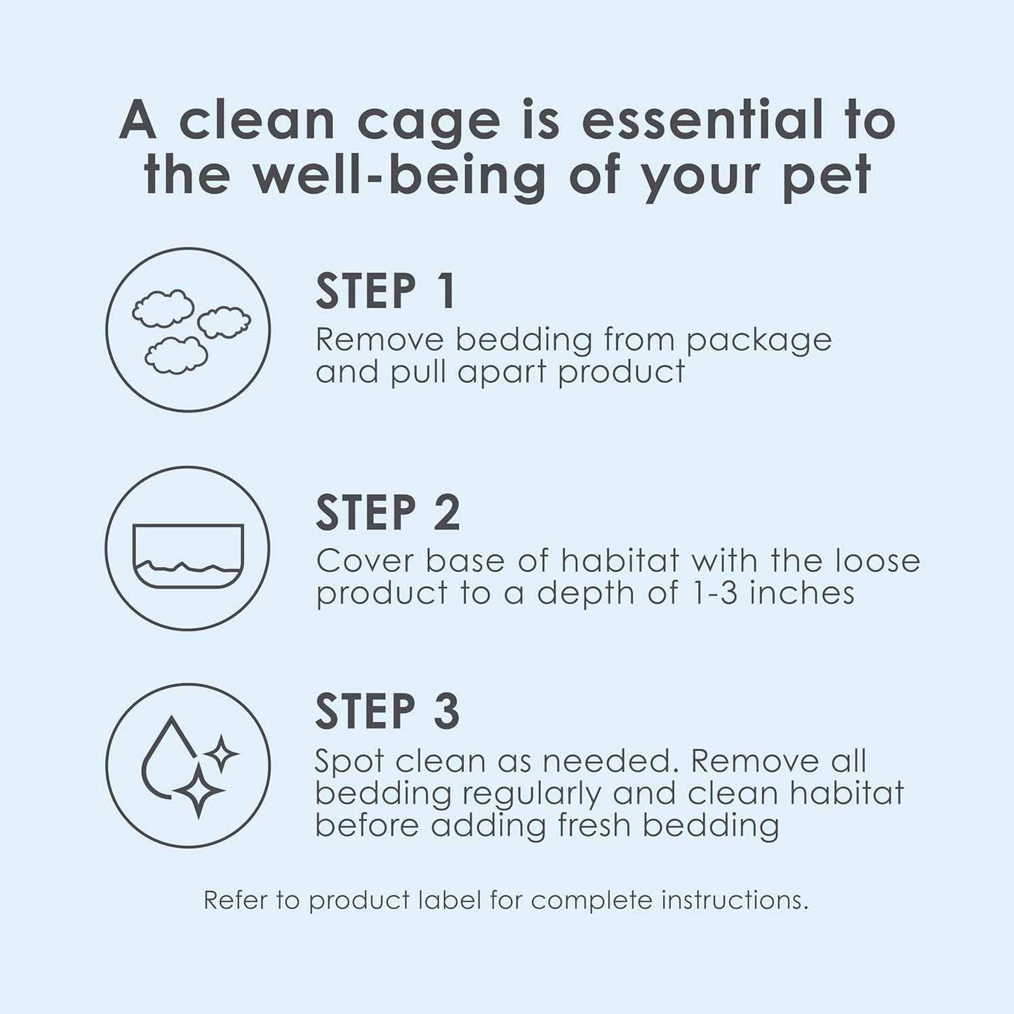 Kaytee Clean & Cozy White Paper Bedding, Made for Small Animals, 49.2 Liters