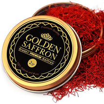 Golden Saffron, Finest Pure Premium All Red Saffron Threads Grade A+ Super Negin, Non-GMO Verified 2.0 Grams