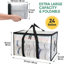 6-Pack Oversized Moving Bags with Reinforced Handles for Storage and Organization