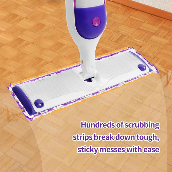 10-Pack Disposable Power Mop Pads: Unscented Replacement for Swiffer Power Mop, Ideal for Hardwood Floors