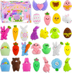 30 Pack Squishy Toys, Kawaii Squishies Party Favors for Kids 4-8 8-12 Treasure Box Toys for Classroom Birthday Xmas Gifts Goodie Bag Mini Animals Mochi Squishy Stress Relief Sensory Toys Random