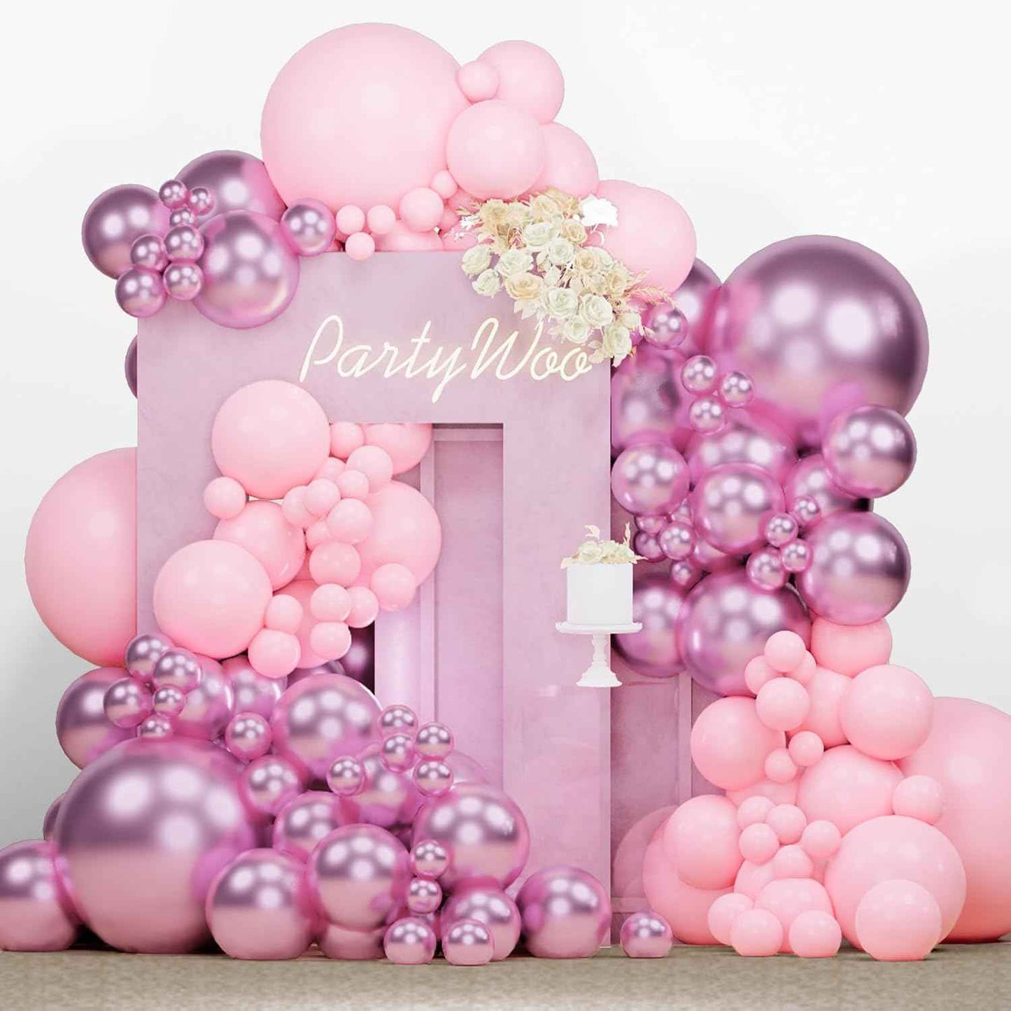 PartyWoo Gold Balloons 140pcs Different Sizes of 18 12 10 5 Inch Gold Balloon Arch Kit Garland for Birthday Wedding Anniversary Baby Shower Graduation Retirement Casino Party Decorations Gold-G101