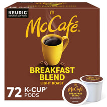 McCafe Breakfast Blend Single Serve Coffee Keurig K-Cup Pods 72 Count