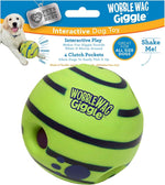 Wobble Wag Giggle Ball | Rolling Enrichment Toy for Indoor or Outdoor Play with Dogs and Puppies