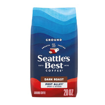 seattles best coffee dark roast ground coffee post alley 100 arabica 20 oz bag