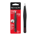 Revlon Expert Slant Tweezer with High Precision and Easy Hair Removal in Stainless Steel for Women and Men