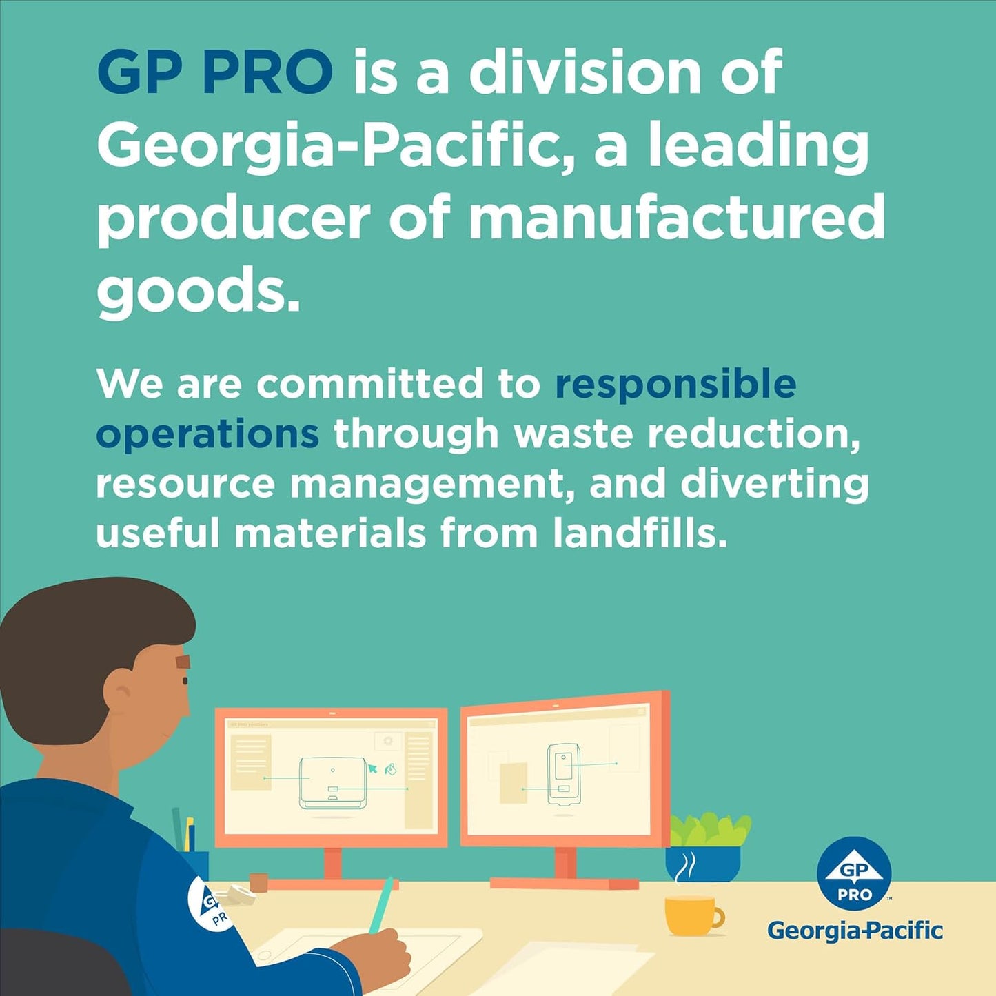 Georgia-Pacific Pacific Blue Basic Multifold Paper Towels (Previously Branded Acclaim) by GP PRO (Georgia-Pacific),White,20204,250 Towels Per Pack,16 Packs Per Case,(Case of 16 Packs,250 per Pack)