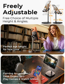 Adjustable Desk Phone Holder for Office Decor and Gaming Essentials