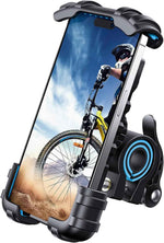 Lamicall Bike Phone Holder, Motorcycle Mount - Motorcycle Phone Holder, Handlebar Cell Phone Clamp, Scooter Phone Clip for iPhone Air 17 Pro Max, 16 15 Pro Max Plus, S20, More 4.7 to 6.8" Smartphones