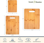 Totally Bamboo 3-Piece Cutting Board Set for Kitchen Use