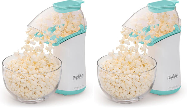 Presto PopLite Hot Air Popcorn Popper, 18 Cups, Yellow