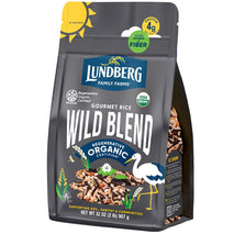 Lundberg Regenerative Organic Wild Blend Rice - Brown, Red & Black, 32 Oz