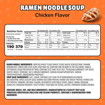 Maruchan Chicken Instant Ramen Noodles 3 Oz 24 Count Ready to Eat Meals