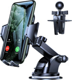 VICSEED [No.1 Powerful Suction] [Rally Racing-Grade Stability] Phone Holders for Your Car 2026 Upgraded Car Phone Holder Mount Truck Stand for Dashboard Windshield Vent for iPhone Samsung All Phones