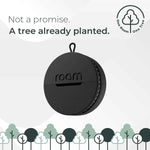 ROAM SMART TRACKER - Bluetooth Tracker & Item Locator for Keys, Wallet, Luggage, Kid & Pet Gear, (iOS, Android Compatible), No App or Subscription, Fast Setup, Waterproof | 2-Pack, Black & Blue