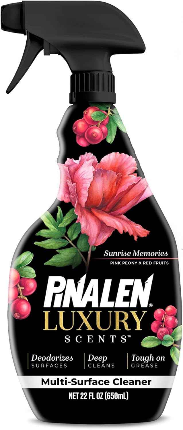 PINALEN Luxury Scent Multipurpose Cleaning Spray - Opulence Bloom - 22 fl oz - All Purpose Cleaner for Kitchen, Bathroom & Surfaces