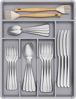 Lifewit Silverware Drawer Organizer Tray for Kitchen Utensil Storage