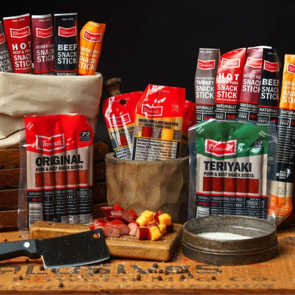 Jerky.com 26pc Meat Sticks Variety Pack, Gluten Free & Keto, 9 Different Flavors