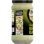 Prego Creamy Roasted Garlic Pesto Pasta Sauce, 14.5 oz Jar, No Added Sugars, Real Basil