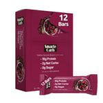NuGo Smarte Carb protein bars with 20g protein, 0g sugar, 2g net carbs, 160 calories, brown sugar free peanut butter crunch, 12 count