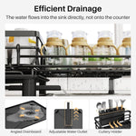 SNTD Extendable Dish Drying Rack for Kitchen Counter