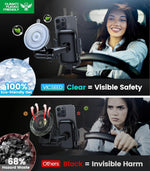 VICSEED [No.1 Powerful Suction] [Rally Racing-Grade Stability] Phone Holders for Your Car 2026 Upgraded Car Phone Holder Mount Truck Stand for Dashboard Windshield Vent for iPhone Samsung All Phones