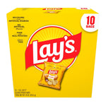 Frito Lay's 10-count 1oz Classic Potato Chips Bags, single-serve snack packs