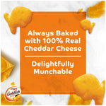 goldfish colors cheddar crackers, 9ct multi-pack tray, 9x0.9oz snack pack, baked with real cheese
