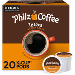 Philz Coffee Tesora K-Cup Pods, 20 count, Medium Roast Coffee, Keurig Compatible