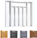 Bamboo Silverware Organizer for Kitchen or Bedroom Utensil Holder