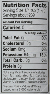 NoSalt Original Sodium-Free Salt Alternative, 11 oz, Convenient Substitute for Table Salt, Low Sodium