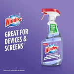 Windex Ammonia-Free Glass Cleaner Spray Bottle, Crystal Rain Scent, 23 Fl Oz