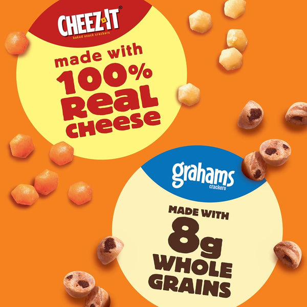 Gripz Mini Baked Snack Crackers Variety Pack 11oz Box 12 Pouches