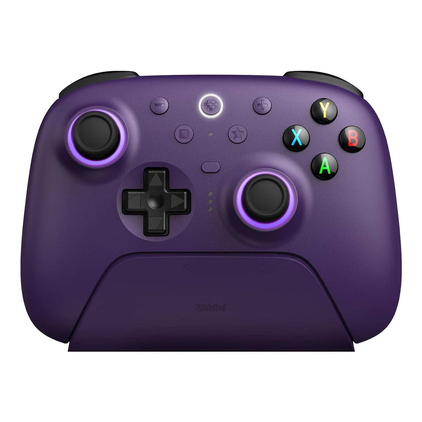 8BitDo Ultimate 2 Wireless Controller for Windows PC, Apple, Steam & Android, Gaming Controller with TMR Joysticks, Hall/Tactile Triggers, Motion Control, RGB Fire Ring, 1000Hz Polling Rate, Black