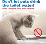 Vacplus Automatic Toilet Bowl Cleaner Tablets, Drop-In Tank Cleaner for Bathroom, Prevent Stains & Deodorize, Long-Lasting Cleaning Tabs, Easy-Use Freshener for Bowl & Tank, 12 Pack