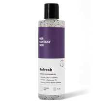 Her Fantasy Box Refresh pH Balanced Gentle Shower Gel Natural Hygiene Solution for All Skin Types 8 oz
