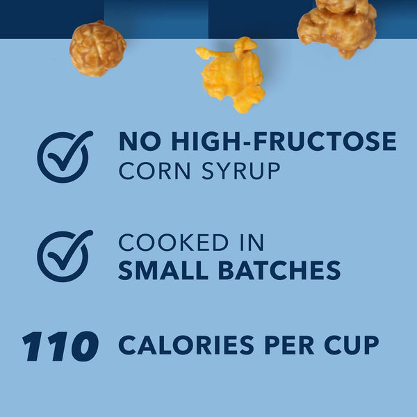 Garrett Popcorn Mix, 4 Ounce Bags, Pack of 6, Classic Chicago Style Cheese and Caramel Popcorn