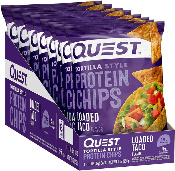 Quest Nutrition Tortilla Style Protein Chips Variety Pack, 12 Count, 1.1 oz, Low Carb, High Protein, Gluten Free
