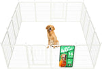 FXW Rollick Unleashed Dog Playpen for Indoor, Yard, RV Camping, 24 inch 8 Panels for Small and Puppy Dogs, Black│Patented