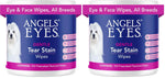 Angel's Eyes Gentle Tear Stain Wipes for Dogs and Cats, Presoaked, 100 Count, Textured