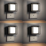 DORESshop LED Night Light, Night Lights Plug Into Wall [2 Pack] with Dusk-to-Dawn Sensor, Dimmable Nightlights, Adjustable Brightness for Bathroom, Hallway, Bedroom,Kids Room,Stairway,Soft White