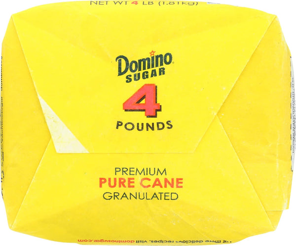 domino sugar granulated, 64 oz, premium pure cane sugar, free-flowing, all-purpose, high-quality