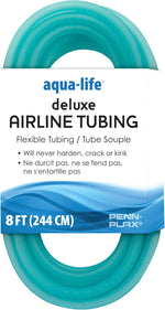 Penn-Plax clear and flexible 3/16" airline tubing for aquariums, 25 feet, safe for freshwater and saltwater fish tanks