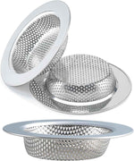 2 Pcs Sink Strainer for Most Kitchen Sink Drain Basket, Upgraded Double-Layer Safe Design Kitchen Sink Strainer (Outer Diameter 4.5 Inch)